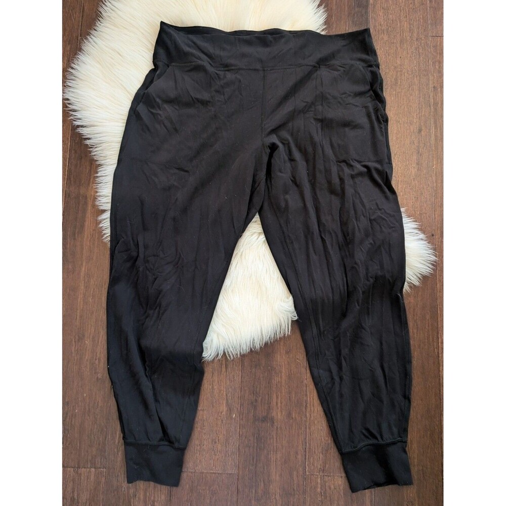 Lululemon Women’s Align Joggers Nulu LW5DH6S Black High-Waist Pants 18